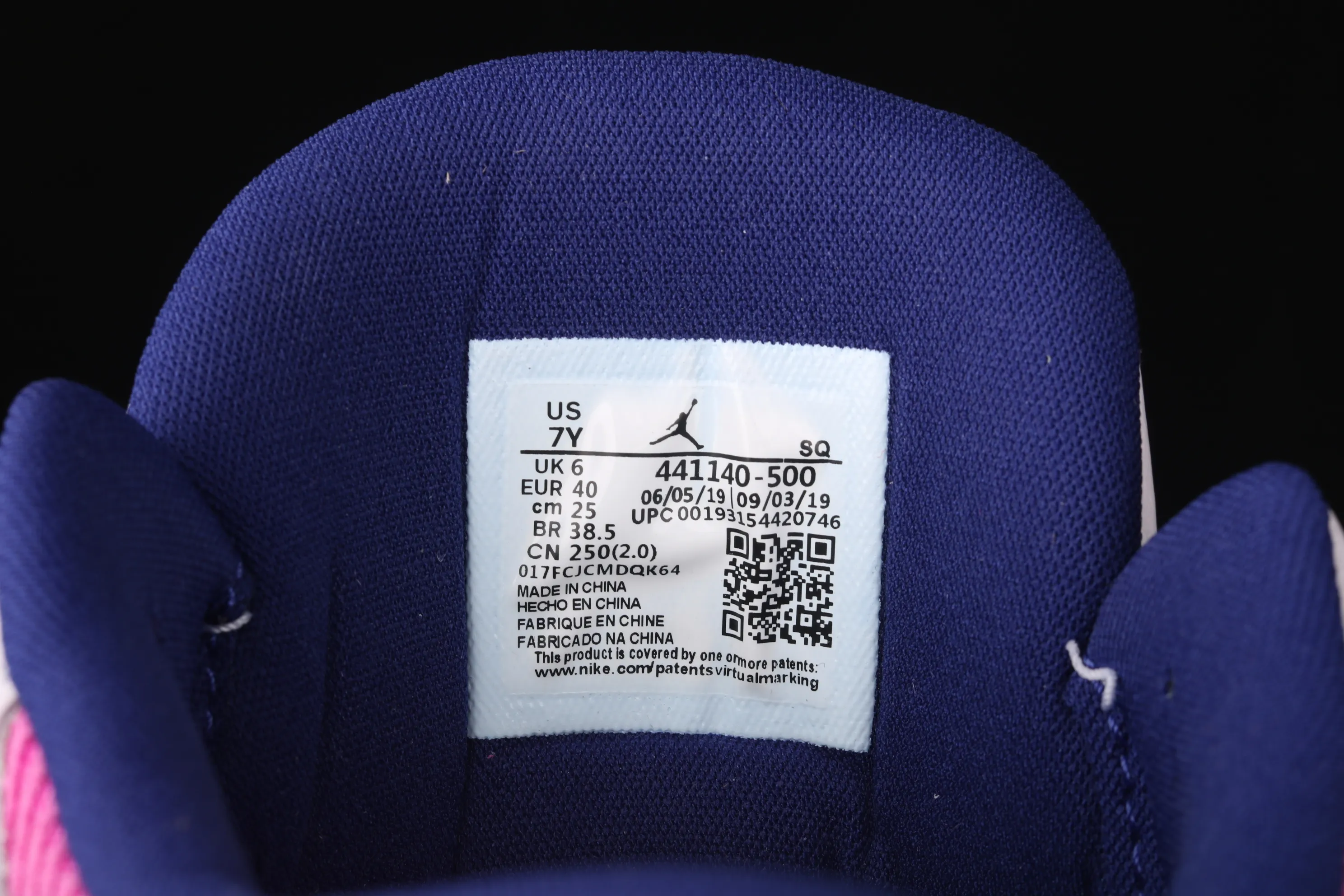 All categories Air Jordan Jordan series basketball shoes Air Jordan 3 Air Jordan Brand Air Jordan 3 GS AJ3 Joe 3 burst pink and purple first layer basketball shoes 441140-500